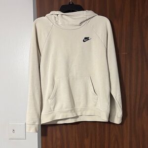 Nike Tan/Beige Hoodie with Logo